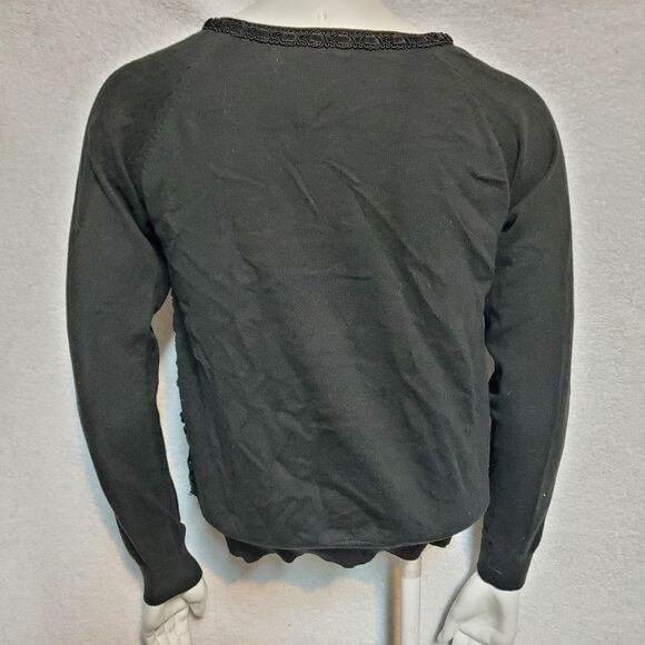 VIP Black Floral Lace Jacket (Small) - Picture 4 of 5